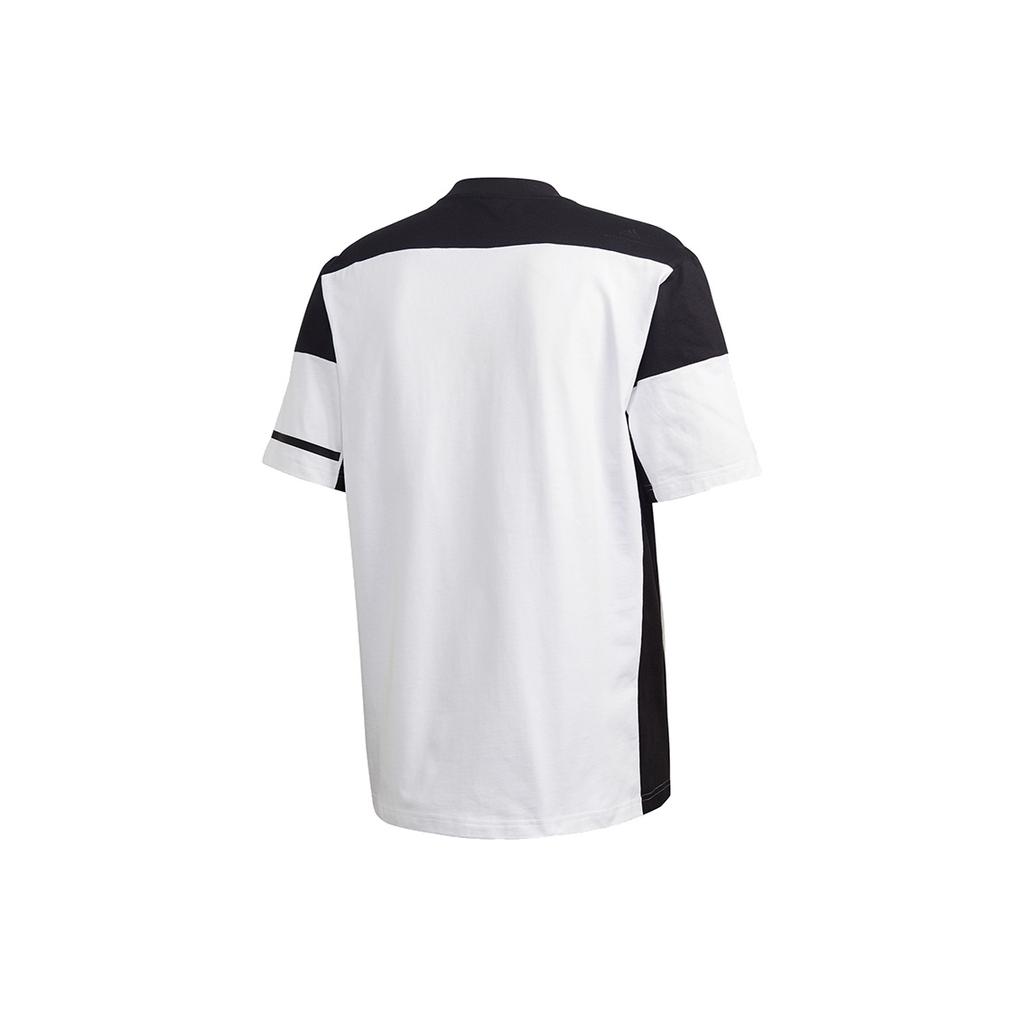 adidas ZNE Tee Colorblock Тренировочная футболка с короткими рукавами Мужские топы Белые FR7146