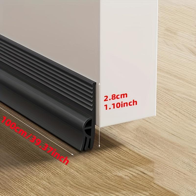 1pc Adjustable Under Door Draft Stopper, 39.37inch Weather Stripping Seal, Non-Marking Noise Insulation Blocker for Exterior & Interior Doors