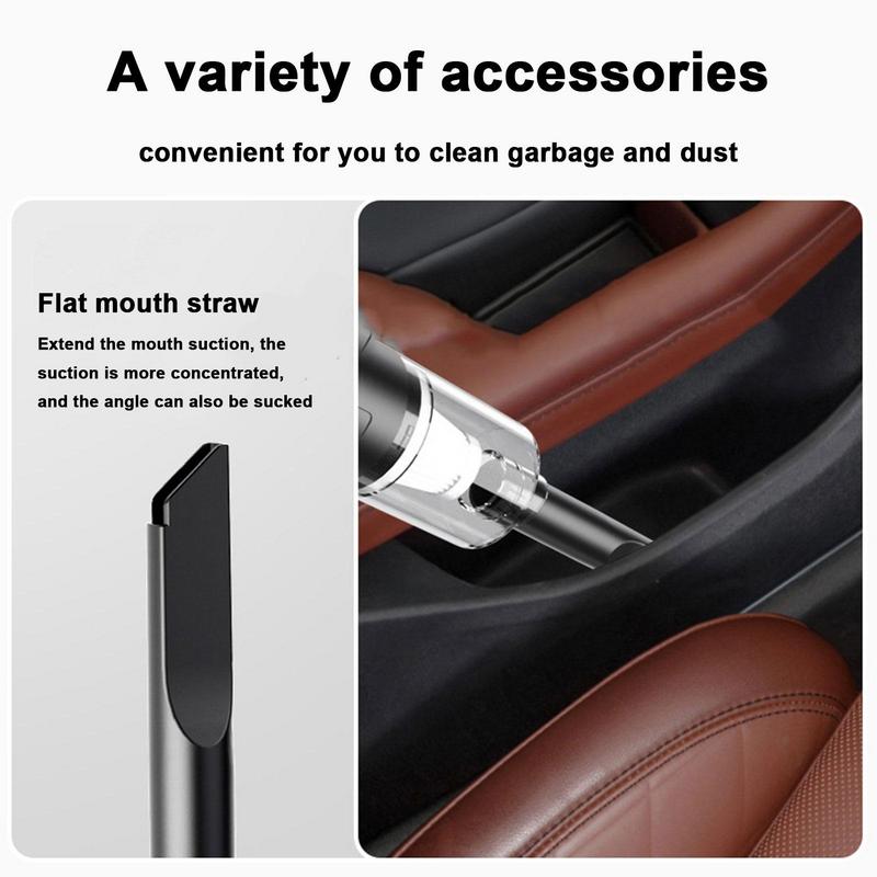 Vacuum For Car 5500Pa Portable Vacuum Cleaner Cordless High Power Rechargeable Cleaner Strong Suction For Car Vehicle Home