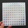 Craft Self Adhesive Diamond Paint Storage Distinguish Waterproof Number Stickers Tags Digital Label