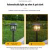 Solar Powered Ground Lights 2 Pack LED Solar Path Lights Plug Ground