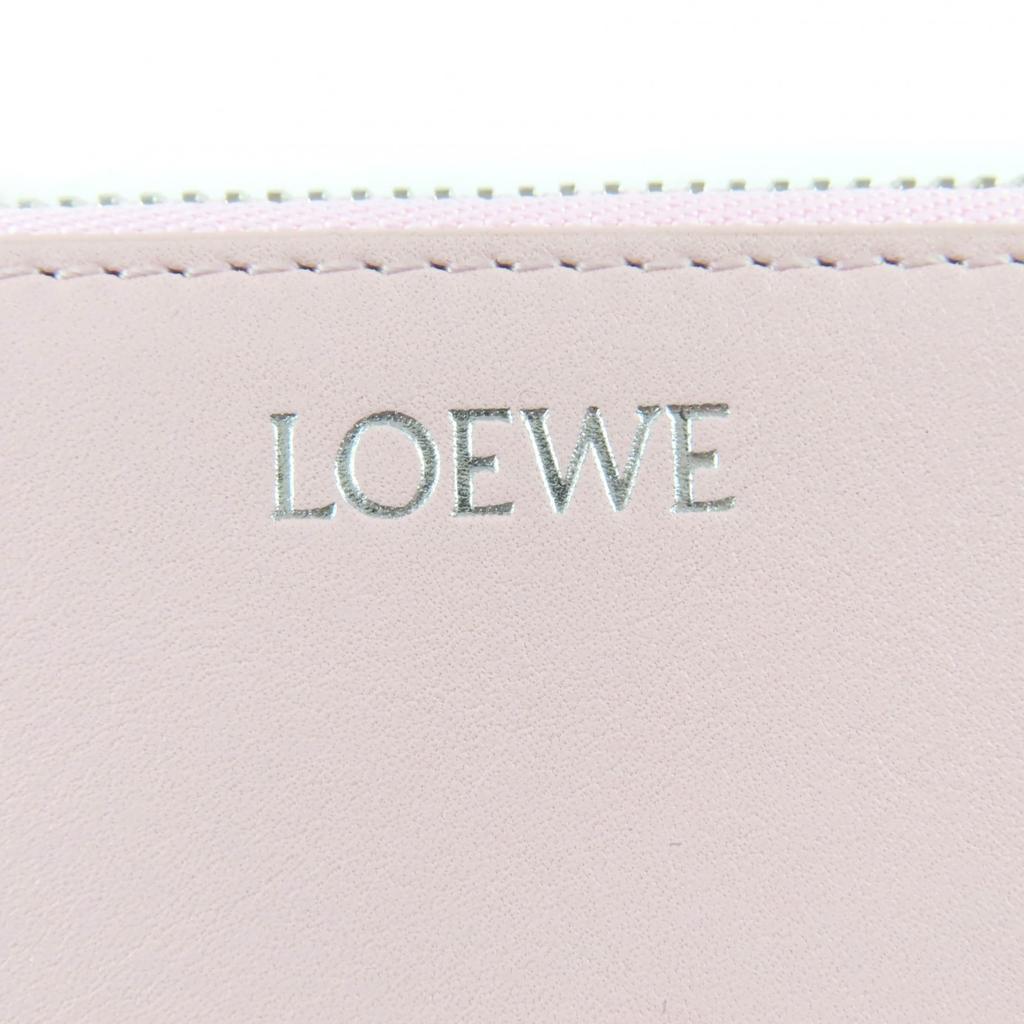 Безупречный кошелек для монет LOEWE Держатель для карт и монет Pebble из блестящей телячьей кожи наппа CANBZ40X01 Б/у