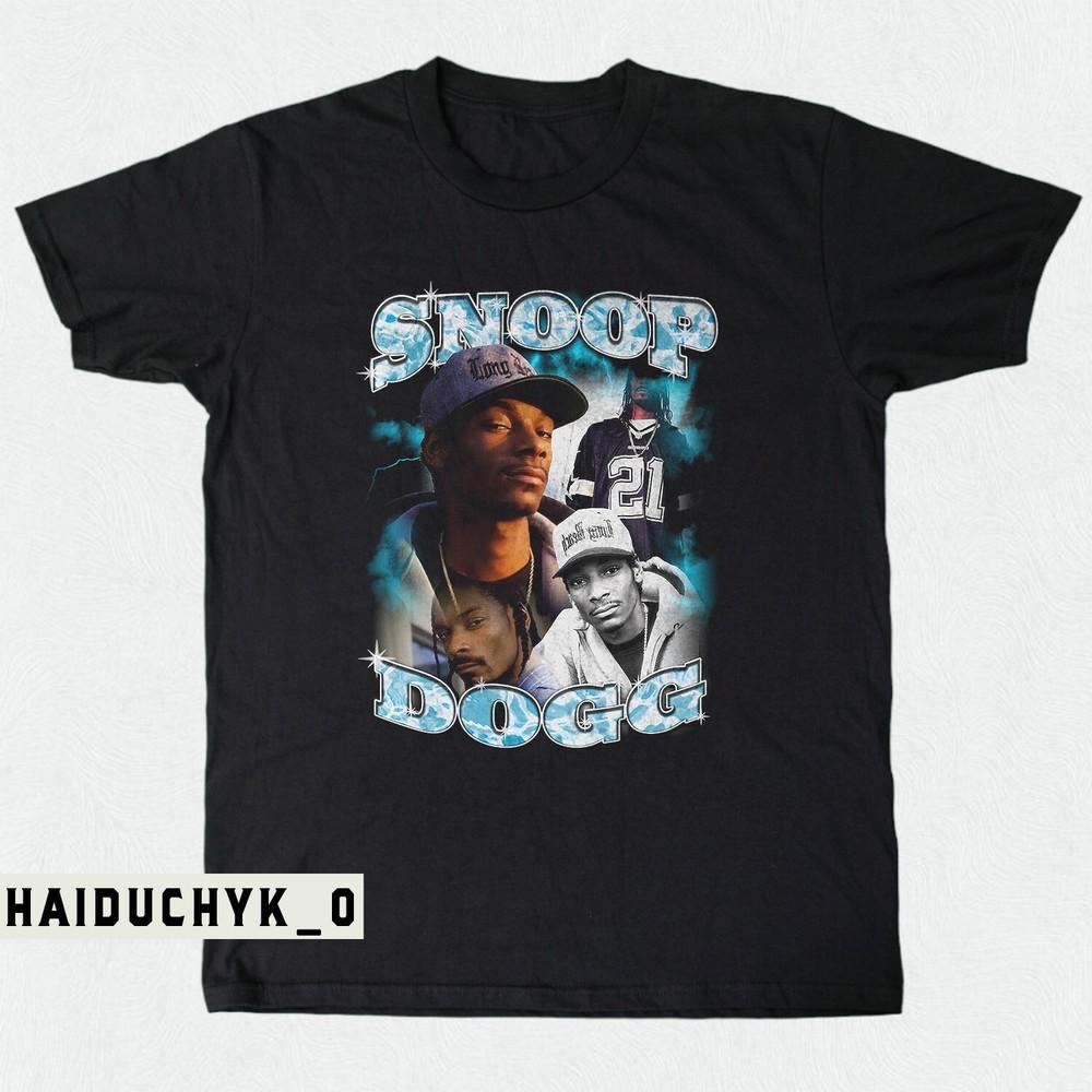 Snoop Dogg Рэп Хип-Хоп Унисекс Черная Футболка S-5XL Унисекс Футболка