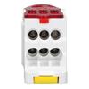 PA66 Retardant Rail Distribution Box Red Junction Box  Electrical Installations