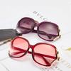 Женские солнцезащитные очки, модные ретро солнцезащитные очки в большой оправе с изображением камелии, большие солнцезащитные очки в круглой оправе, женские солнцезащитные очки с защитой от УФ-лучей для улицы