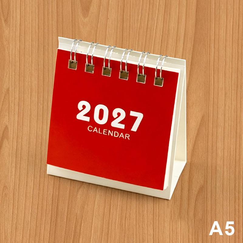 2027 Настольный календарь Мини Портативные Календари для путешествий Идеально подходят для Дома Офиса Школы Планирования ежедневного расписания Домашний декор