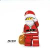 PG970 Santa Claus Building Blocks Figure Christmas Building Toy