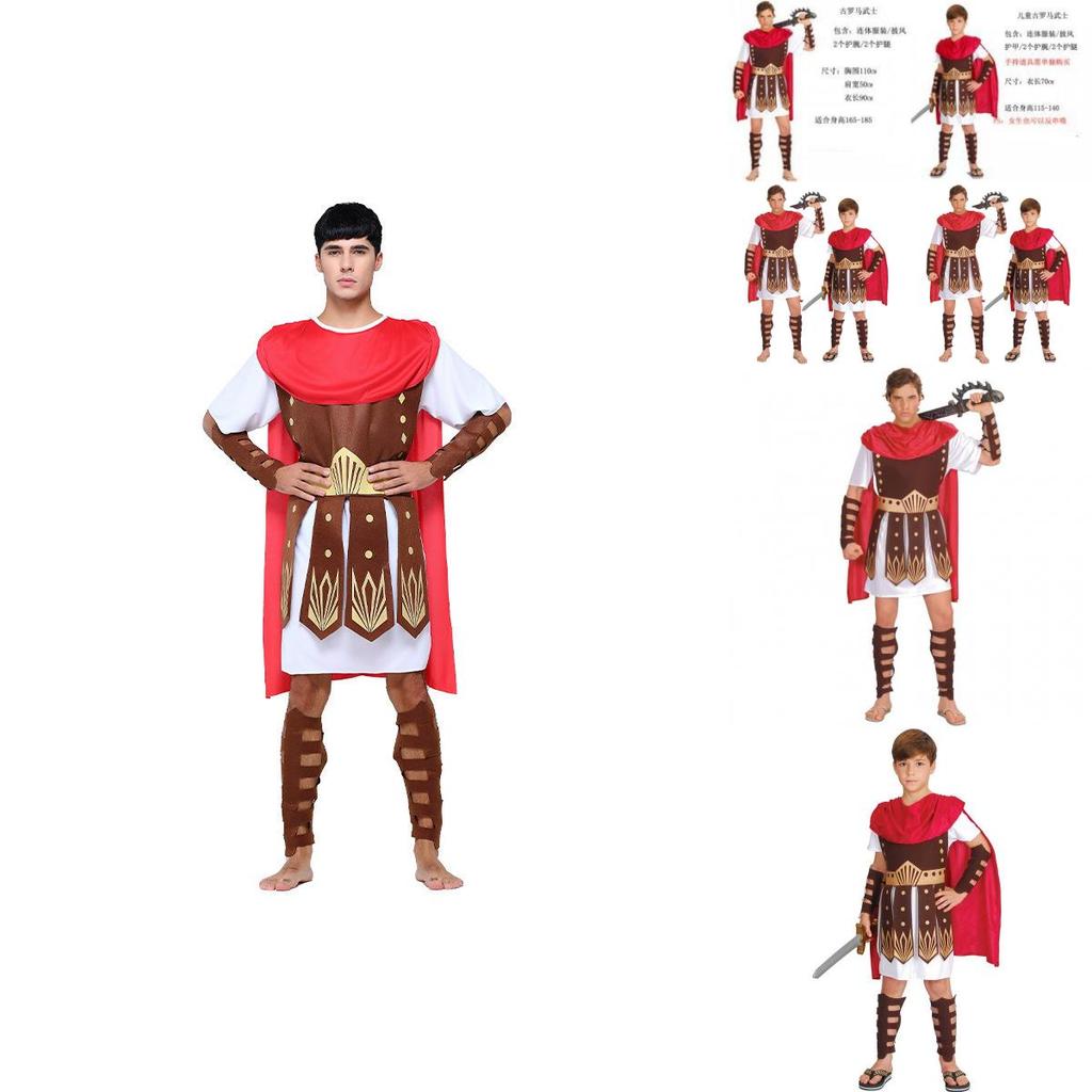 Унисекс Костюм средневекового рыцаря римского спартанца для эпических приключений на Хэллоуин