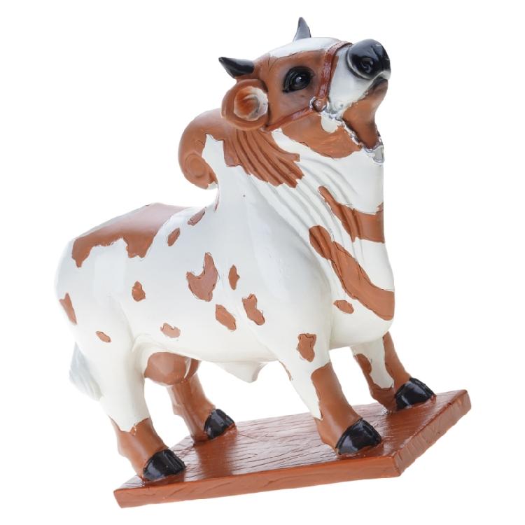 Креативный диспенсер для ликера в форме быка для бара, декантер для вина, скульптура животного из смол ручной работы со стабильным деревянным основанием