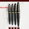 YONGSHENG/JUNLAI Стальное перо King 930 Смола Поршневая перьевая ручка Ираурита №9 Перо F/M/B Золотой Серебристый клип Бизнес-ручка Подарок