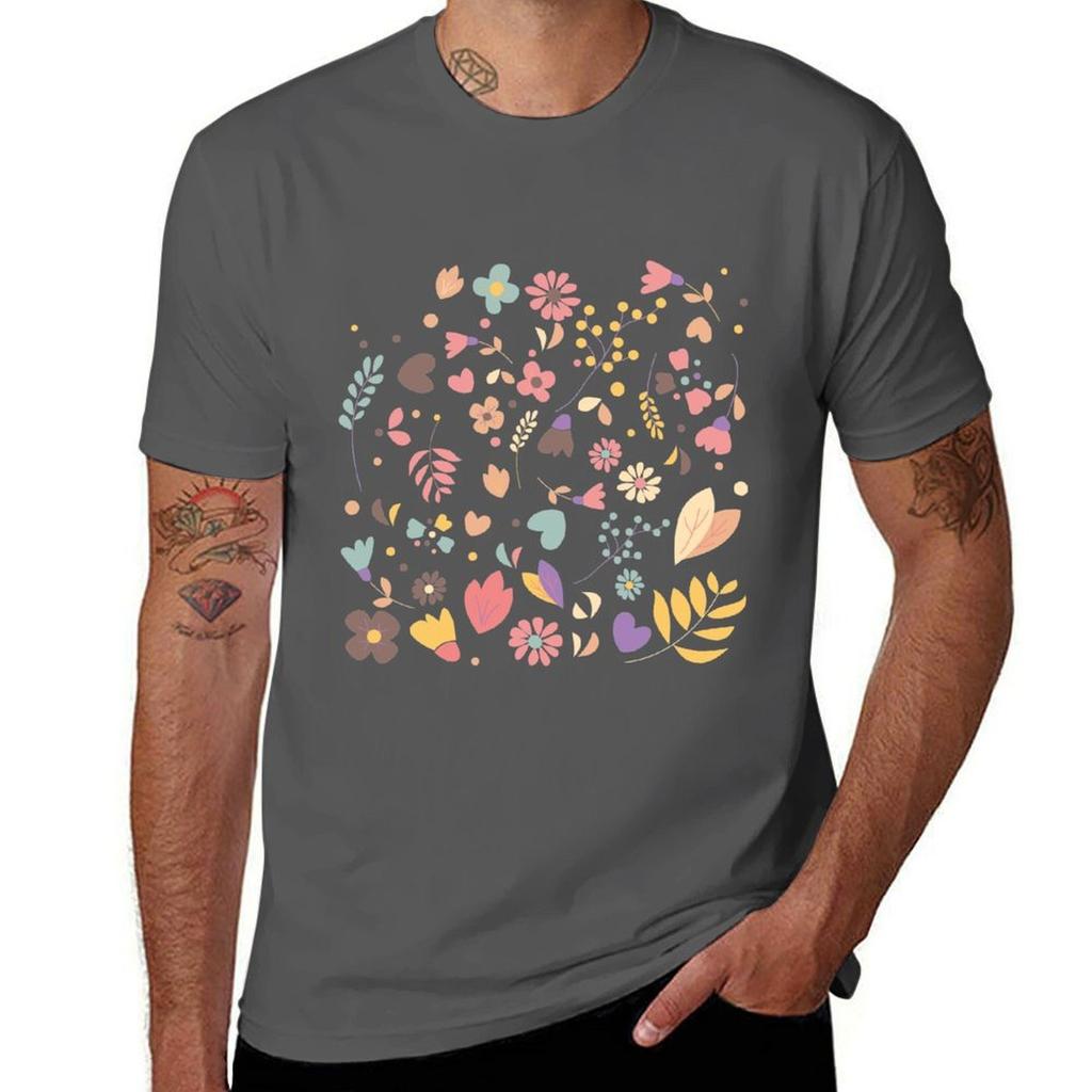 Flower Pattern 04 Tshirt Gym Wear Breathable Short Sleeve Tee