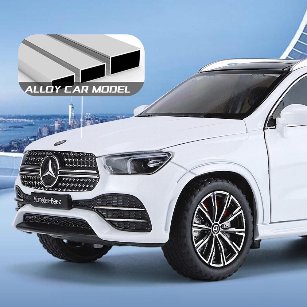 Масштаб 1/24 Benz GLE 350, модель автомобиля из сплава, световой и звуковой эффект, литой автомобиль, игрушки для мальчиков, подарок на день рождения, детские игрушки, коллекция автомобилей