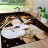 Starlit Guitar Performance Carpet Rug Soft Washable Antislip Home Living Room Sofa Mats Personalized Christmas Rug
