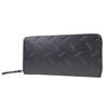ENCHASE Leather Long Wallet with Black Men's Zip-Around Design, (007-02283)