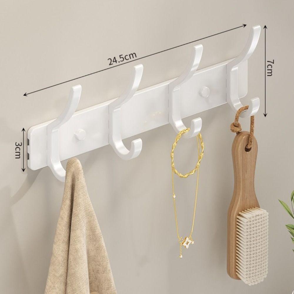 Heavy Duty Clothes Coat Hooks Strong Load-bearing Wall Mounted Door Hanger Towel Hooks Bathroom