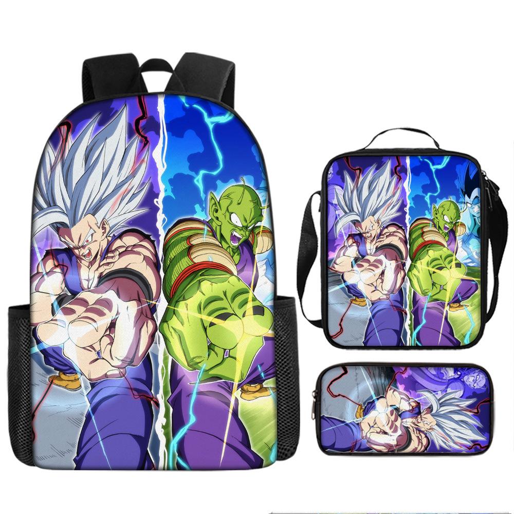 Школьная сумка Dragon Ball Мультяшный детский рюкзак Dragon Ball Super, Портфель, Пенал