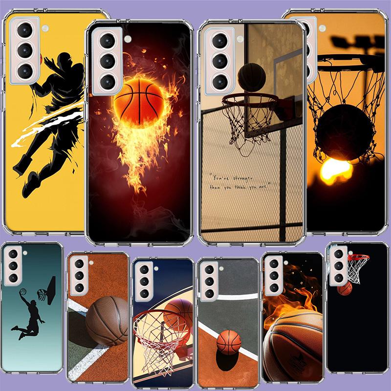 Чехол для телефона с баскетбольным рисунком для Samsung A16 A26 A36 A56 A17 A15 A25 A35 A55 A14 A24 A34 A54 A04S A05S Galaxy Note 20 10 9 8 A9 A8 A7 A