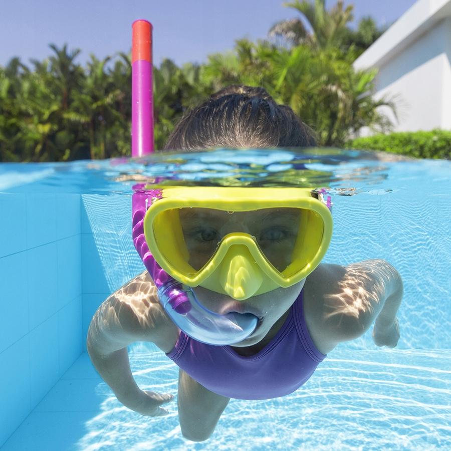 [PACZA][5] Children's diving set Mask + Snorkel Bestway 24036 PINK K183R