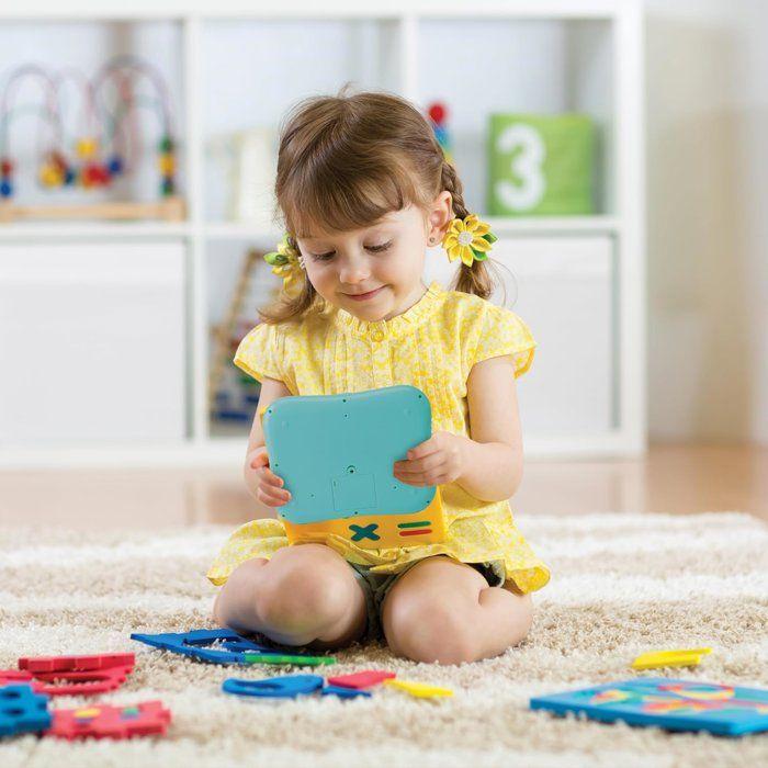 Lexibook, Tablette Parlante Éducative, Anglais/Français, Alphabet, Chiffres, Animaux, Piano, Modes quiz interactifs, Dès 3 ans