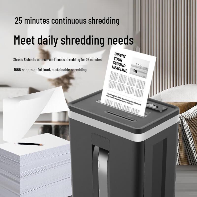 Comet Level 5 High-Security Commercial Office Shredder CN plug (adapter included)