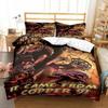Murder Drones 3D Cartoon Duvet Cover Soft Skin-Friendly Breathable Bedding Set with Zipper for Kids Boys Girls Bedroom Decor