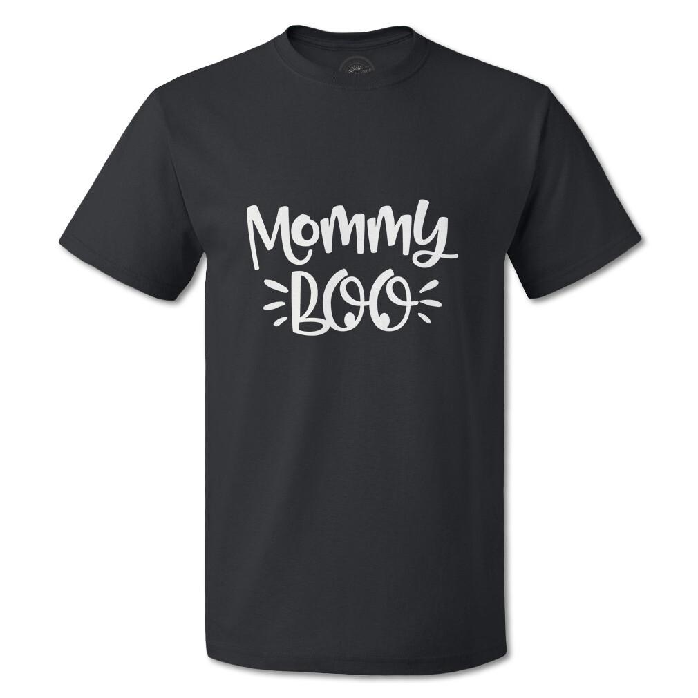 Funny Graphic T Shirts Halloween Mommy Boo Cotton Owl Top Punch