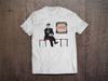 Banksy Arse Street Art / Heavyweight Cotton Unisex T-shirt with Print Tee Top