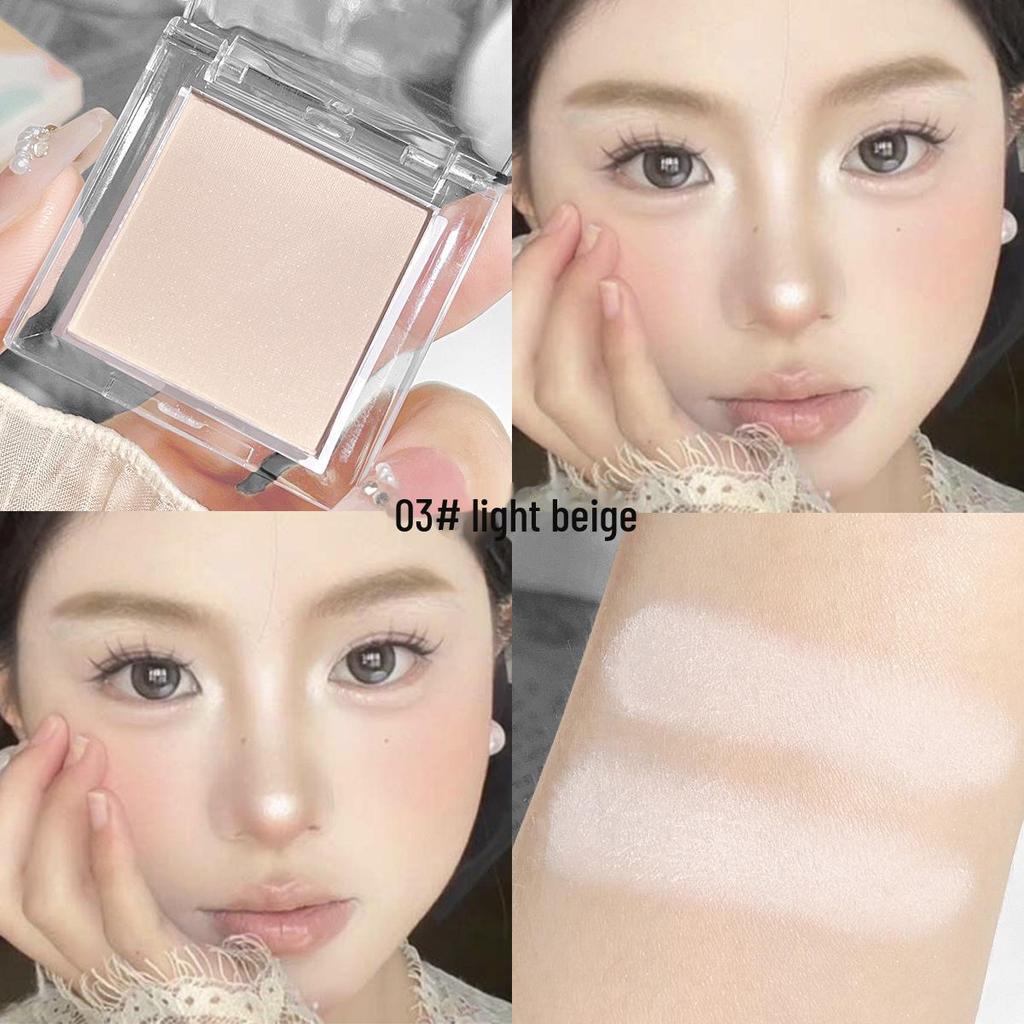 Матово-глянцевые тени для век MGL Pure White Eyeshadow для придания яркости и эффекта шелкопряда