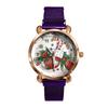 BK41-9 Ladies Quartz Watch Fashion Wrist Timepiece Christmas Theme Design Magnet Buckle