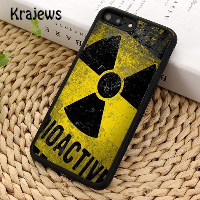 Радиоактивный предупреждающий знак Чехол для телефона Для iPhone 16 15 14 plus XS XR 11 12 mini 13 pro max coque Оболочка Fundas