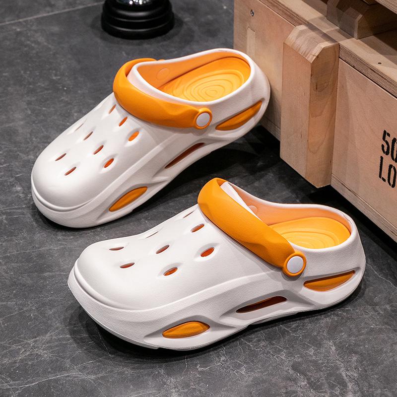 Женские садовые клоги на толстой подошве с нескользящей подошвой - Съемный комфорт для лета, пляжа и улицы