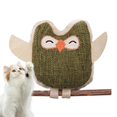 Игрушки для кошек с кошачьей мятой, плюшевые жевательные игрушки для кошек, развивающая игра, товары для питомцев для активности после еды, тренировок в одиночестве, скуки