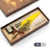 Retro Dip Pen British Student Dip Metal Fountain Pen Birthday Gift Set Machinery Feather Pen