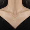 Балерина Легкая Роскошь Темперамент Полностью Алмазное Ожерелье Женская Универсальная Ключичная Цепочка Титановая Стальная Цепочка