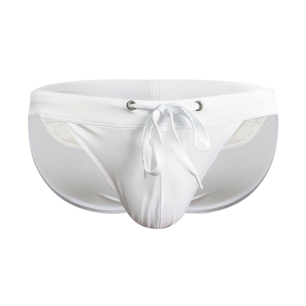 Мужские плавки, плавки, сетка на спине, облегающие сексуальные купальники для геев, пляжная одежда, загар, серфинг, тренажерный зал