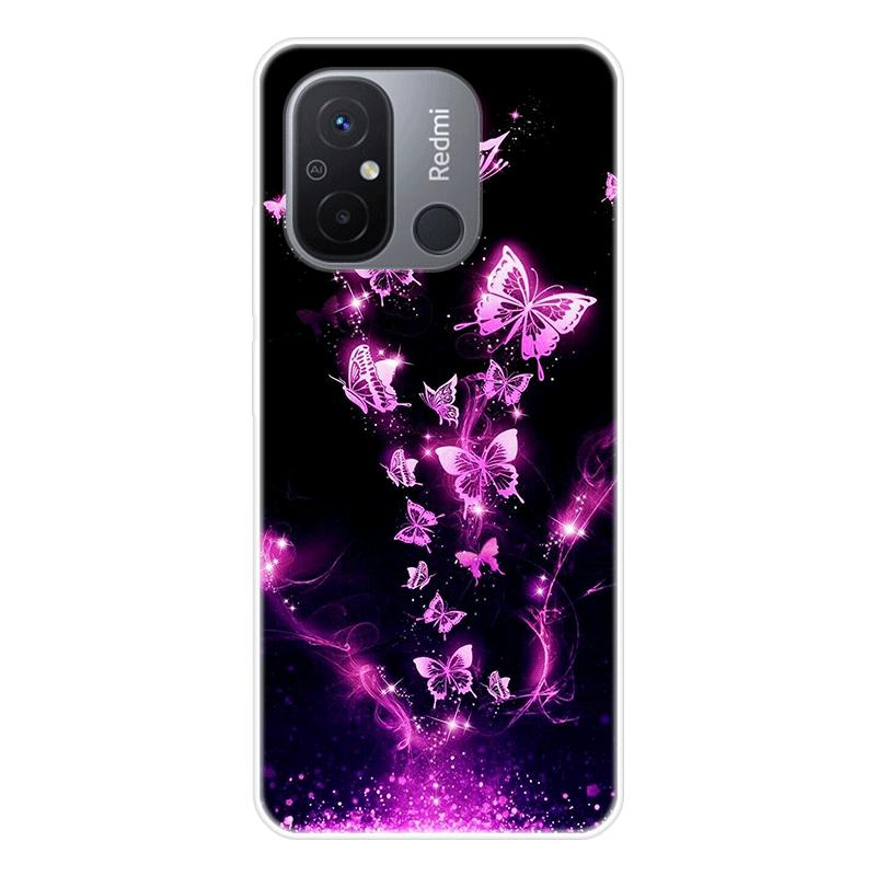 Для Xiaomi Redmi 12C 12 C Redmi12C чехол Мягкая силиконовая задняя крышка Мультяшный чехол для телефона Разнообразие