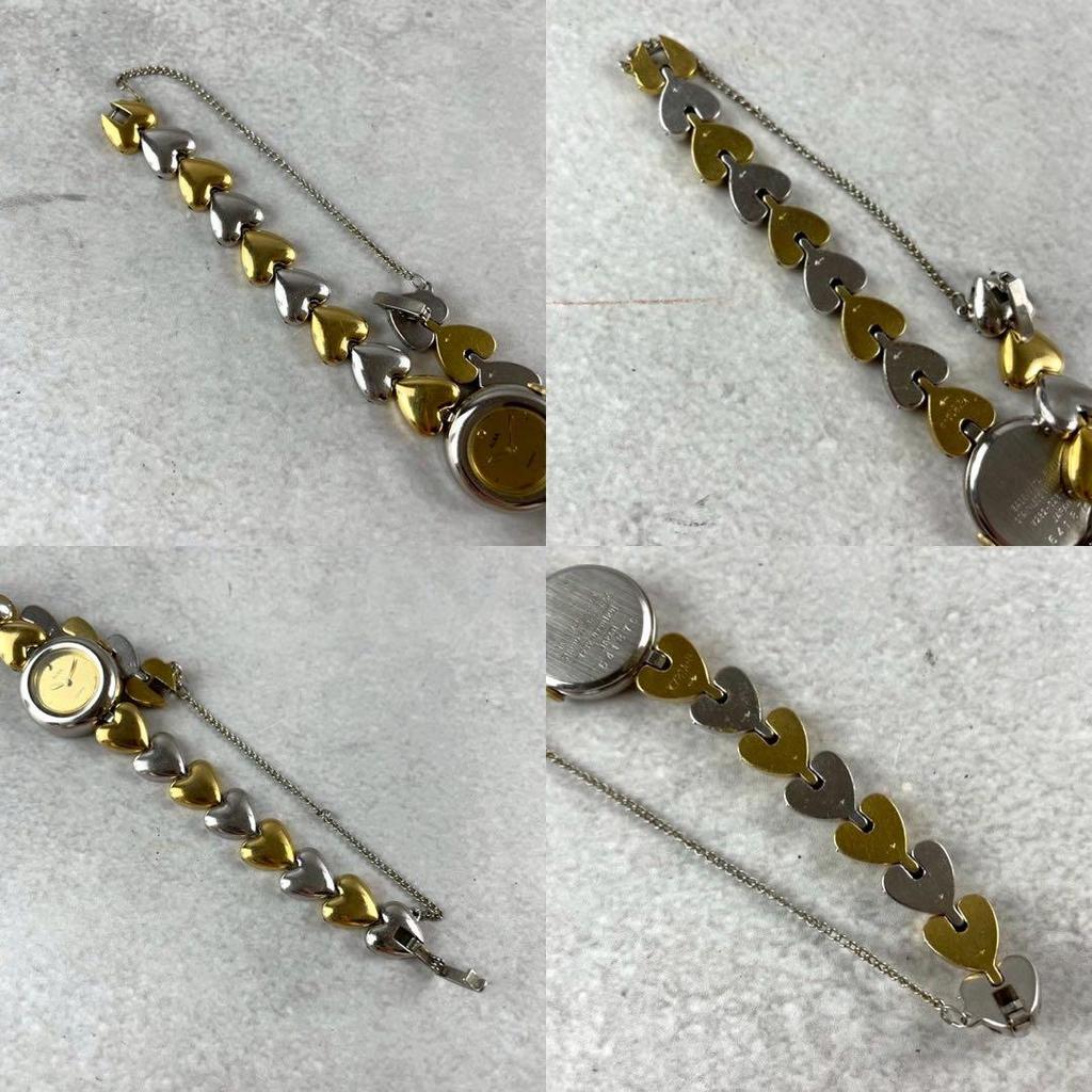 [USED] Working/SEIKO ALBA Quartz Wristwatch with Heart Shape