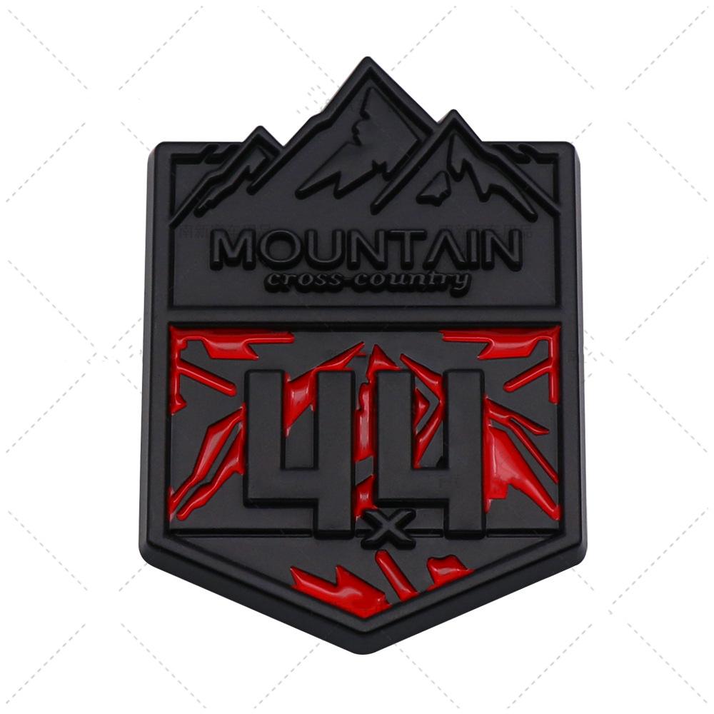 1 шт. 4X4 горный кросс-кантри автомобиль эмблема 4WD значок боковая дверь 3D металлическая наклейка для компаса Grand Cherokee Wrangler