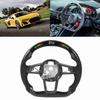 Carbon Fiber LED Shift Lights Display Steering Wheel Fit for MK2 TTS TTRS MK3 2015+