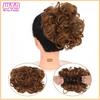 Synthetic Chignon for Women Messy Scrunchie 2 Plastic Comb Elastic Band Updo Cover Hairpiece Extension Hair Bun