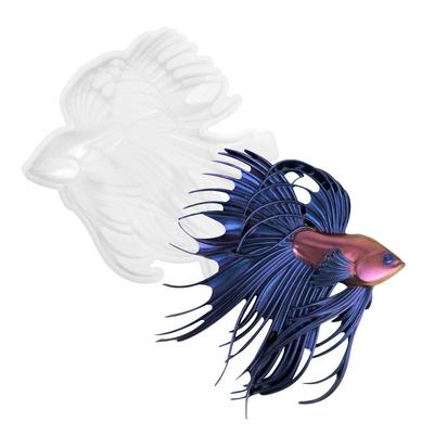 Рыба 3D Полимерные поделки Силиконовая форма Крабы Гипсовая форма Горячие силиконовые формы для литья смолы