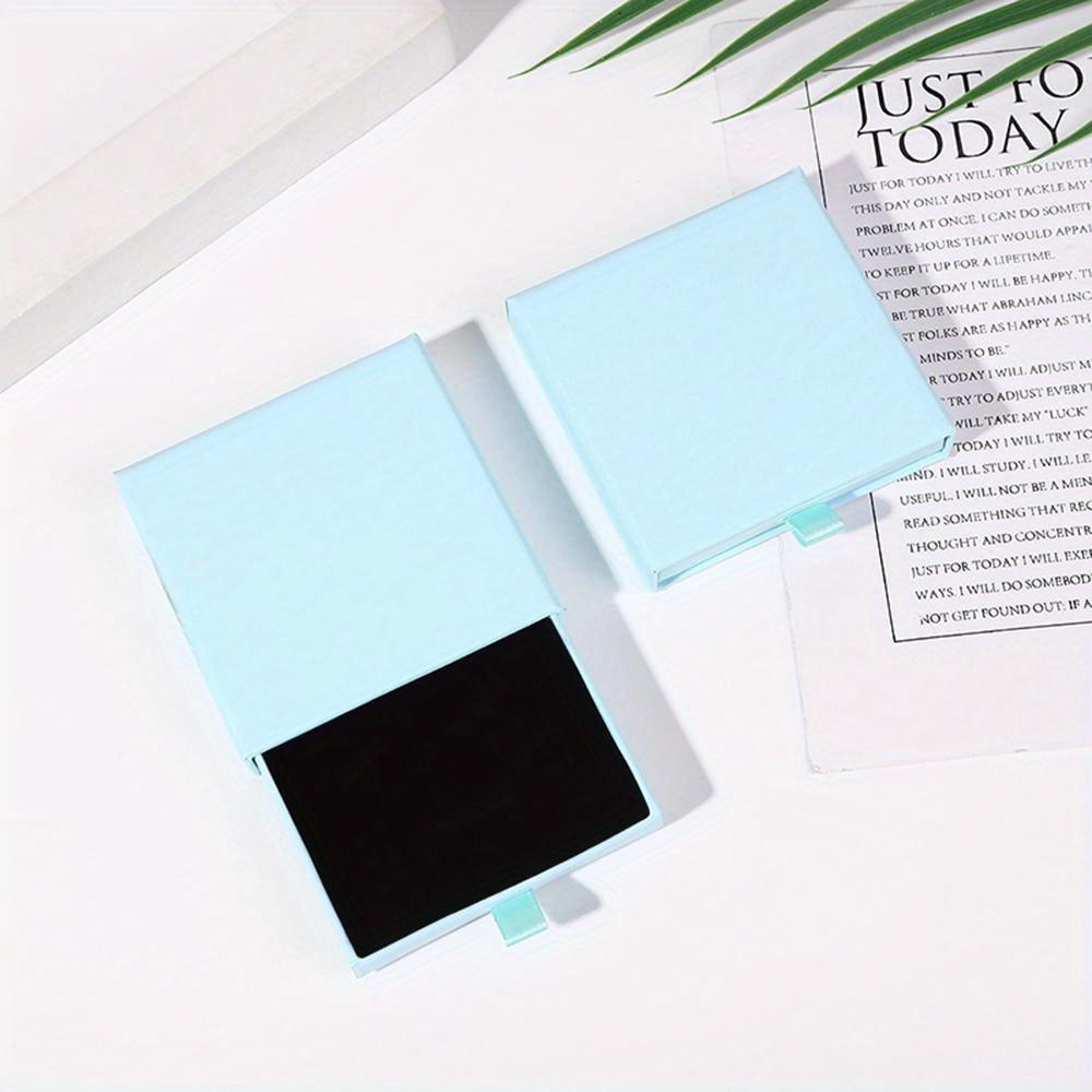 Творческий ящик для упаковки ювелирных изделий, коробка для хранения ожерелий, колец, сережек, браслетов, органайзер, подставка для дисплея, однотонная бумага, подарок 2022