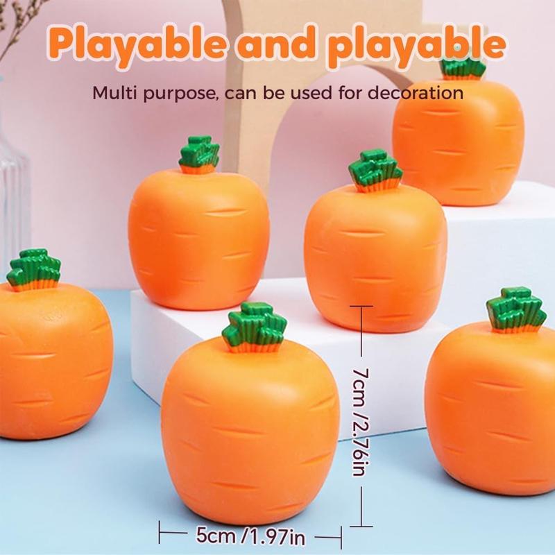 Сжималка Морковка Кролик Pop Up Игрушка для снятия стресса Милый Кролик Игрушка-антистресс Настольное украшение Праздничный подарок