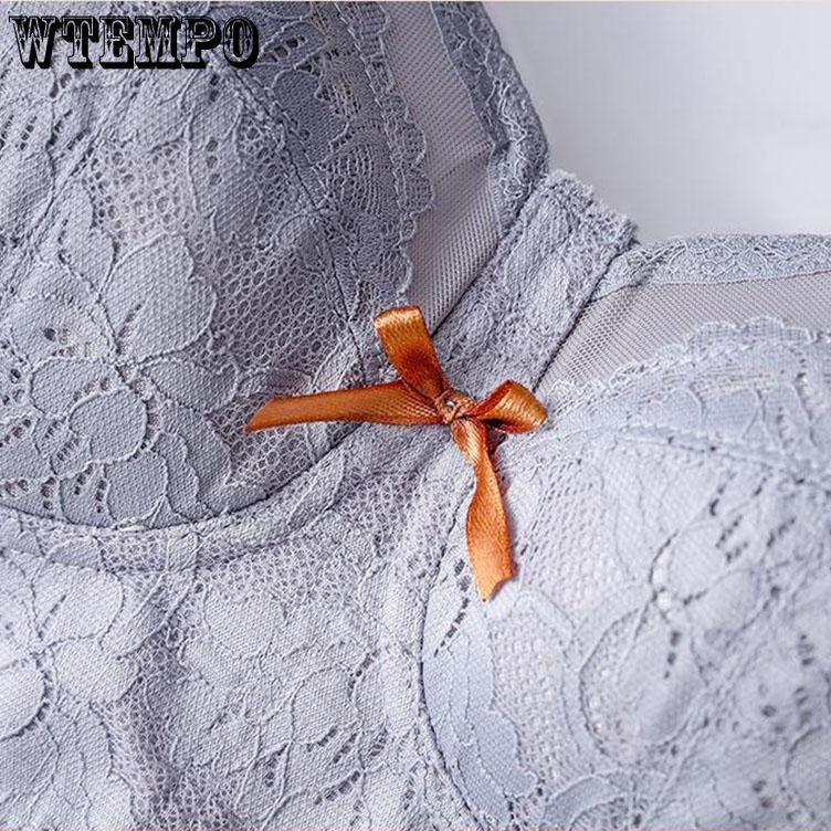 Latex E Cup Bra Women's Adjustable Large Size Underwear Gathering Wireless Bra Invisible Sensual Sexy Lace Lingerie