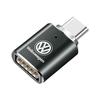 USB на Type-C Адаптер Светодиодный Свет OTG Micro TypeC Женские Адаптеры Разъем Для Volkswagen VW Golf Amarok T5 Phaeton Teramont ID3
