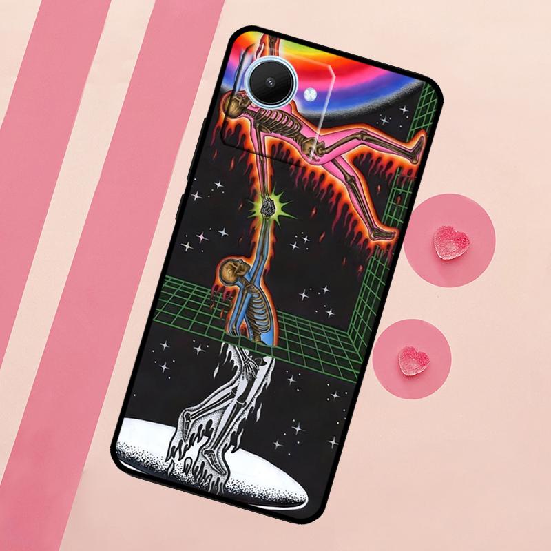 Духовный Триповый Психоделический Чехол Для Realme C67 C75 C63 C61 C71 C55 C51 C65 C53 10 11 12 13 14 15 Pro Plus GT6 GT7 Pro