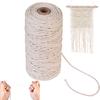 100m Handmade Gift Packing Home Decor Sewing Cords 100% Natural Beige Cotton Twine String DIY Rope