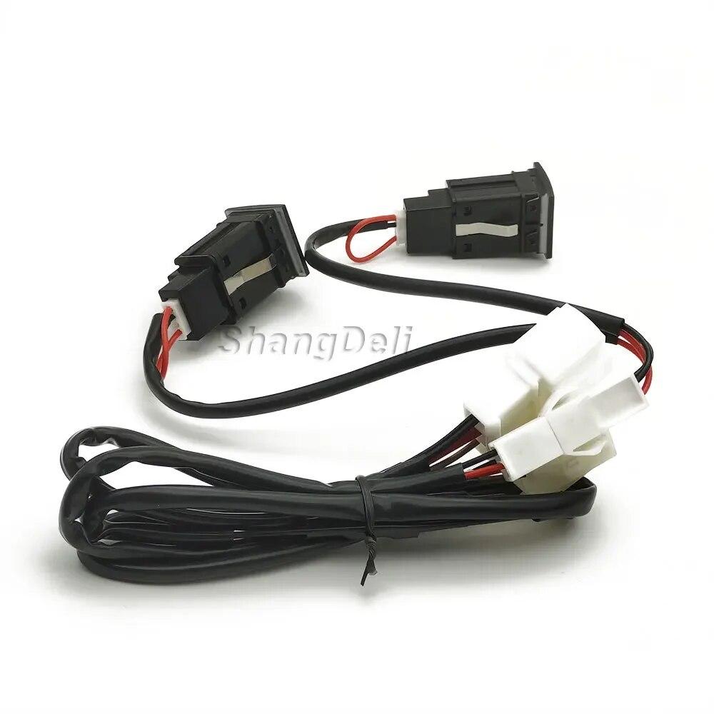Автомобильное USB-зарядное устройство для VW Golf 6 Jetta 5 MK5 Scirocco 2006-2012 PD Quick Charge QC3.0, кнопка автомобильного адаптера для зарядки телефона