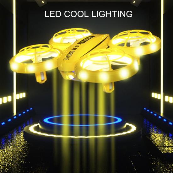 Kids Mini Drone Remote Control Colorful LED Quadcopter 360° Flip Children Shockproof