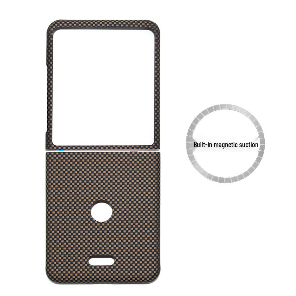 Kevlar Magnetic Phone Case for Moto60u/50u/50/40u - Lightweight Aramid Fiber Protection